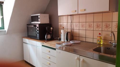virtuve, Ferienwohnung Mönch (Ferienwohnung Monch) in Christes