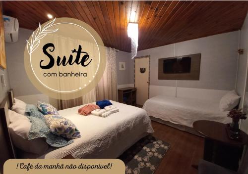 1 double bed, 1 twin bed