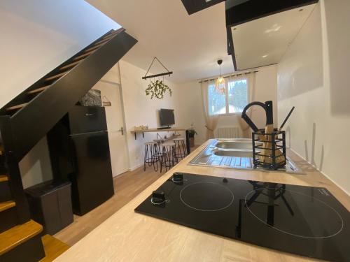 Kitchen, Bel appart *NATURE* Parking Proche Parc Asterix… in Chaumontel