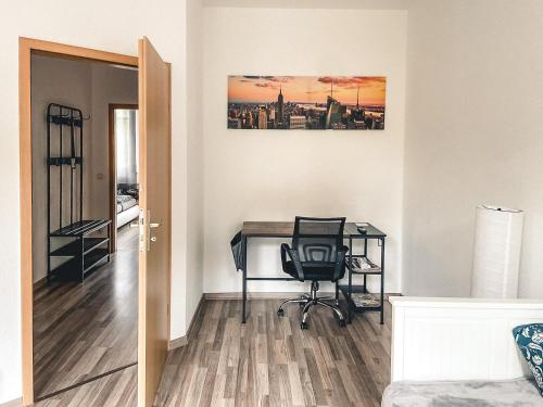 Zentrum, 2R, Balkon, WiFi, 4P, modern, ruhig, Chemnitz (foto 10)