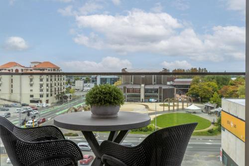 陽台/露台, 基督城基爾摩街溫德姆花園飯店 (Wyndham Garden Christchurch Kilmore Street) in 基督城