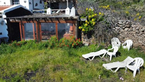 Casa rural con barbacoa, terraza y vistas al Mar en Isora