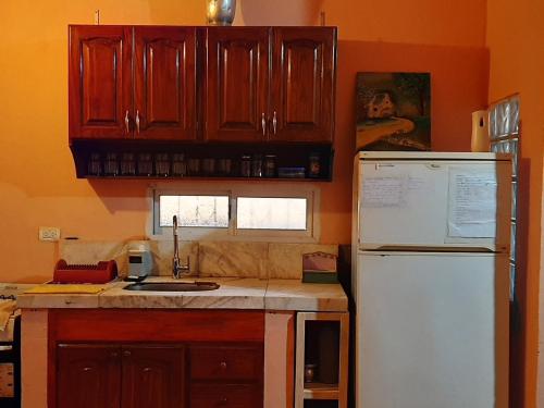 virtuve, Casa con piscina en Gobernador Roca in Santo Pipo