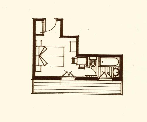 1 double bed