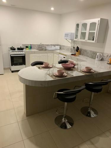 廚房, Kay Nou Apartments in 羅德尼灣