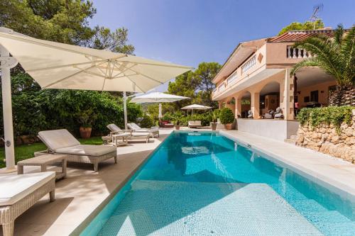  Villa Es Pont, bis 10Pers, BBQ, Pension in Son Vida