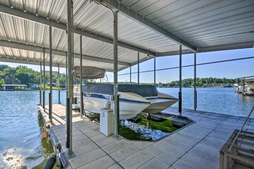 Lakefront Gravois Mills Home with Boat Dock and Slides