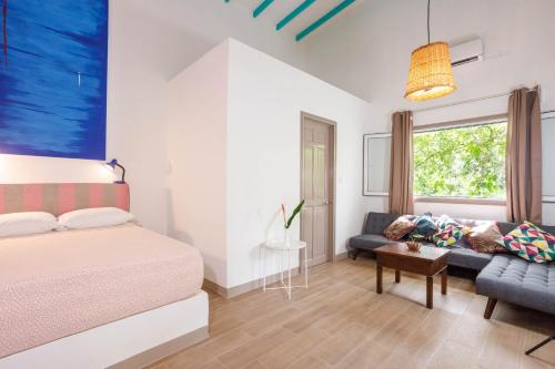 Villa Casa Azul & Arena Blanca Apartamentos in ปุเอร์โต วิเอโจ เดอ ทาลามันกา