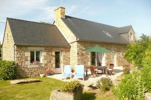 Granite stone house with fireplace, Plouguerneau gîte à louer Ranorgat