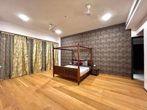 1BHK Entire flat with bath tub hall and kitchen luxury furnished new Apartment in South Delhi
