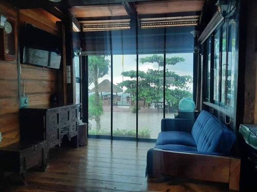 Log Cabin with Sea & Mountain view in Resort in Consolacion