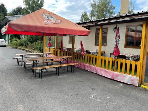 Restorāns, Penzion Na Srubech in Bolebor