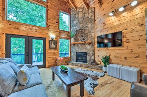 Mountain-View Bryson City Home with Hot Tub! in Bryson City, USA