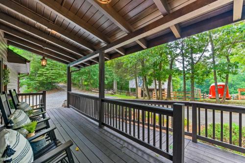 Mountain-View Bryson City Home with Hot Tub!