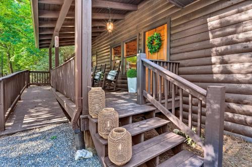 Mountain-View Bryson City Home with Hot Tub!