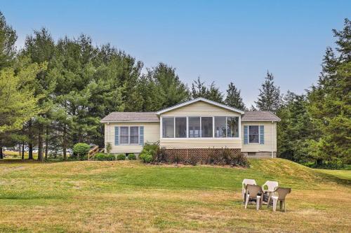 Finger Lakes Retreat with Sunroom, Fire Pit and BBQ!