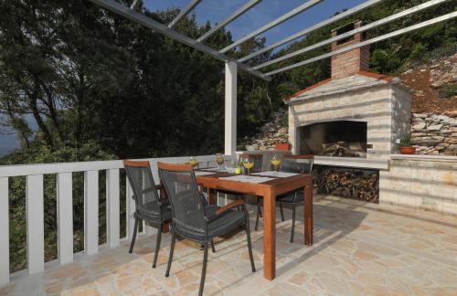 Erkély/terasz, Holiday Home Prapatna 17608 in Praznica