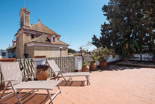Penthouse private terrace, near cathedral, and to Real Maestranza, Sewilla