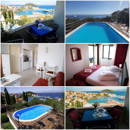  Booking Franov Residence on island Ugljan with the pool, BBQ and beautiful sea-view! in Kali