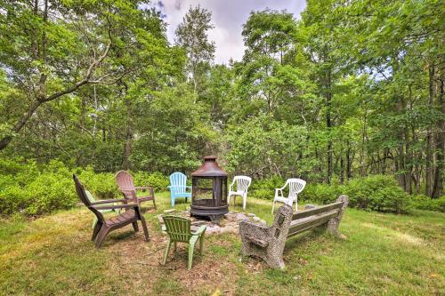 Quiet Long Pond Home on 1 Acre with Deck and Patio! in Long Pond, USA