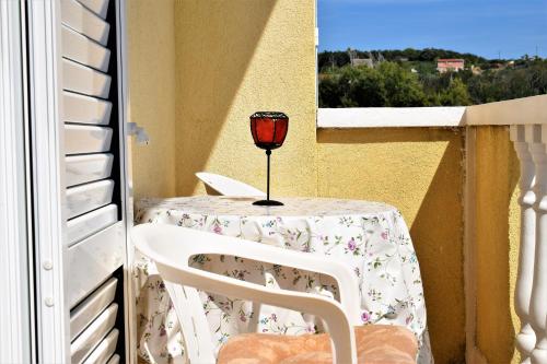Balcony/terrace, Apartments and rooms with parking space Lopar, Rab - 19238 in Rab