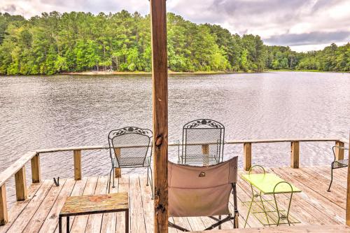 Cheery Swansea Home on Calmont Pond with Dock!