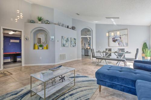 Barbados Golf View Villa with Game Room and Pool! in Haines City, USA