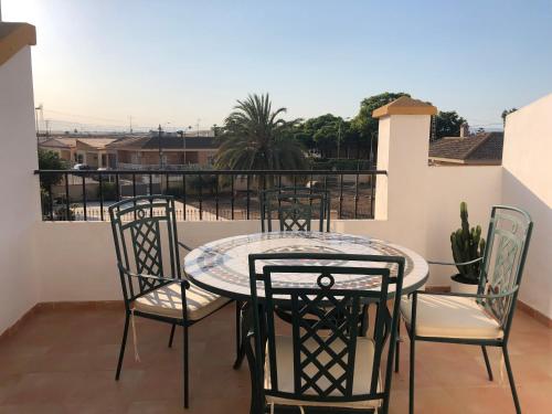 Erkély/terasz, L' Azotea del Sol appartement typique in Torre Pacheco