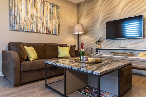 Deluxe Apartment mit Tiefgarage in Nähe Messe-BMW-Porsche-DHL-Flughafen-Flugzeugwerk der Deutsche Aircraft, Lipsk (zdjęcie 3)