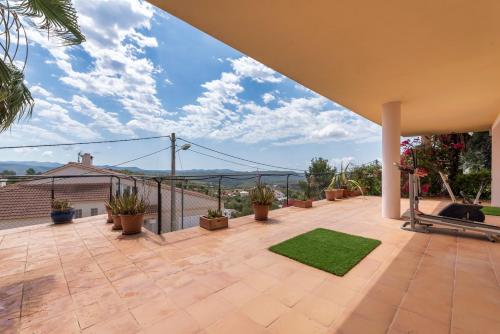 6 bedrooms villa with sea view private pool and jacuzzi at Olivella