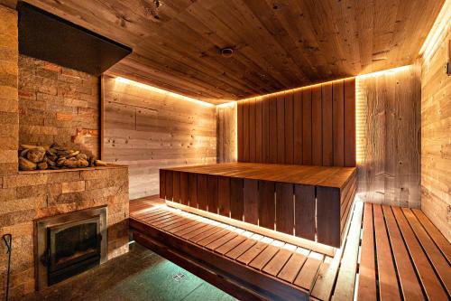 Sauna, Edem Resort & SPA in Strelki