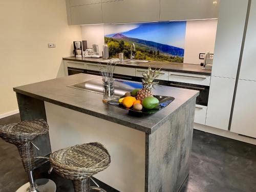 廚房, Ferienhaus Auenblick DELUXE in 斯泰特费爾德