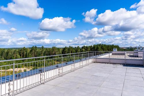 Balkon/teras, Apartament Superior 2 sypialnie przy Jeziorze Ukiel Olsztyn Plaża Miejska (Apartament Superior 2 sypialnie przy Jeziorze Ukiel Olsztyn Plaza Miejska) in Olsztyn