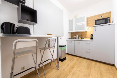 مطبخ, Working Loft Emmerich - 8 box spring beds in Emmerich am Rhein
