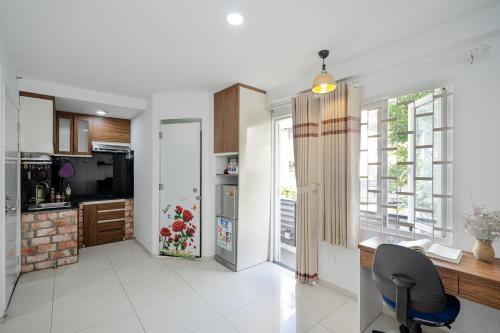 Studio di 27 m² in Appartamento con 1 bagno privato in zona Binh Thanh (Green cocoon) in Bình Thạnh