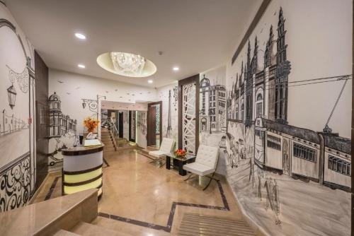 Vestíbulo, Hotel Emirates in Calcuta