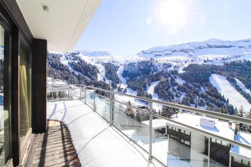 Penthouse 3-bedroom apartment, mountain views, large terrasse, piste access - Location saisonnière - Arâches-la-Frasse