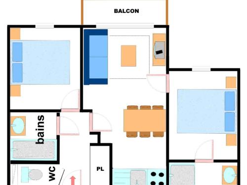 Appartement Lanslebourg-Mont-Cenis 3 pièces 6 personnes - FR-1-508-234 - image 9