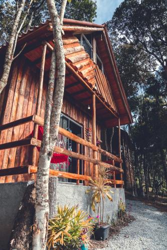 Cabana incrível c/ jacuzzi, Águas Mornas - SC