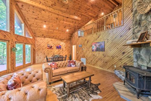 Majestic Caldwell Retreat with Wraparound Deck!