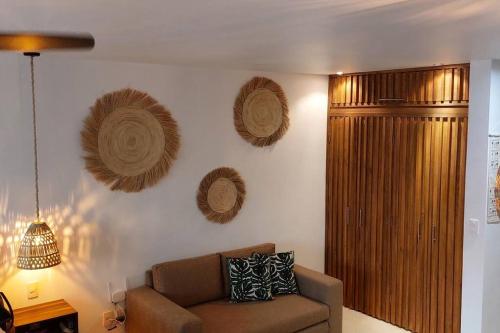 Estudio acogedor con vista al mar
