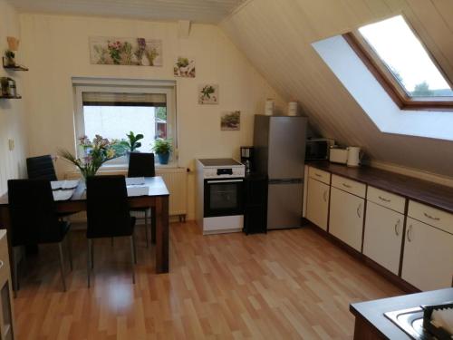 köök, Ferienwohnung altes Steinlager in Liepe