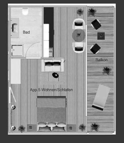 Apartment with Balcony