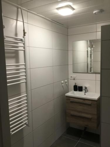 Bathroom, Landelijk gelegen Huisje op erf in Veeningen