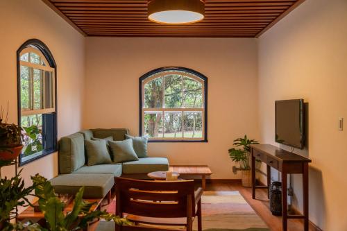 Közös társalgó / TV, Fazenda Santa Vitória (Fazenda Santa Vitoria) in Engenheiro Passos