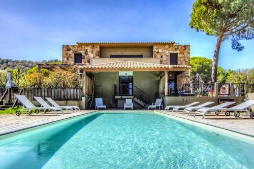 Appartement de 3 chambres avec piscine partagee jardin clos et wifi a Porto Vecchio a 1 km de la plageB - Location saisonnière - Porto-Vecchio