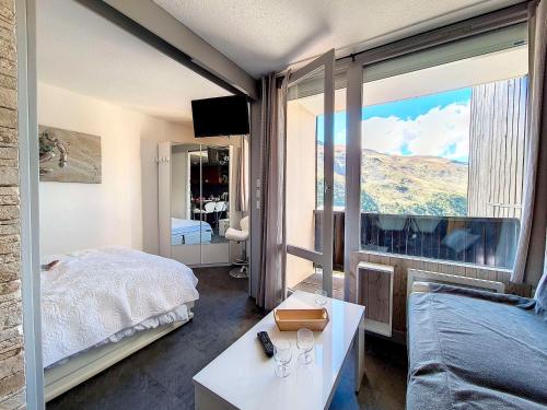 Appartement renove au pied des pistes avec balcon – 4 pers., 27m², coin chambre, cabine, 3 flocons o near Red Dragon