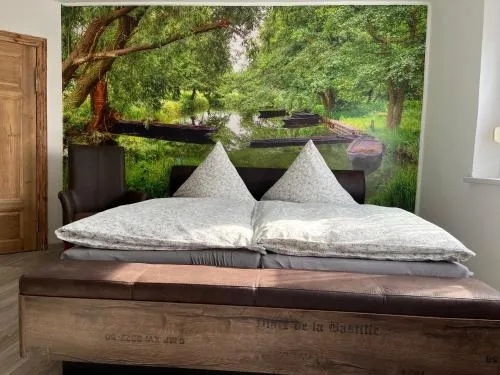 Bei der Kahnfährfrau Mit NEUEM Innenhof Garten in Lübben, Deutschland