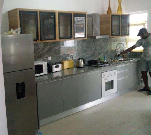 Küche, Maison Residencial casa de ferias in Pedra Badejo