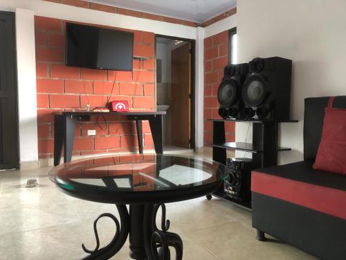 Koplietošanas atpūtas telpa ar TV, CASA EN DORADAL in Puerto Triunfo